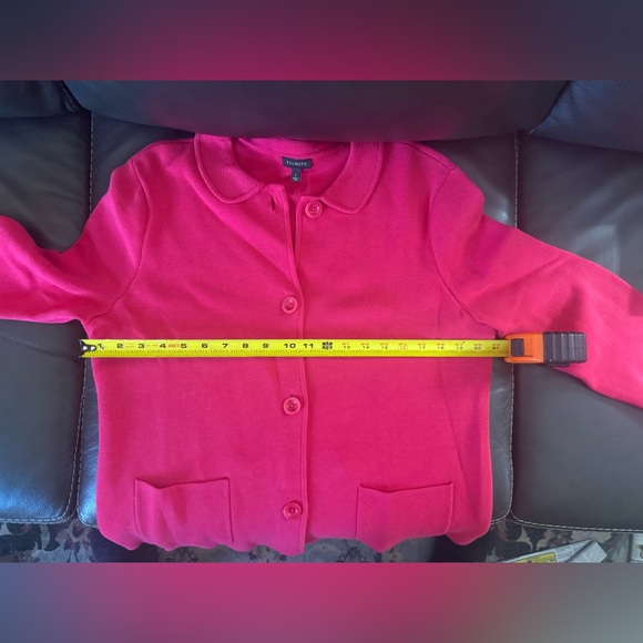 Talbots Women’s bright pink cardigan. Size large. EC-don’t think I ever wore! - Picture 7 of 7